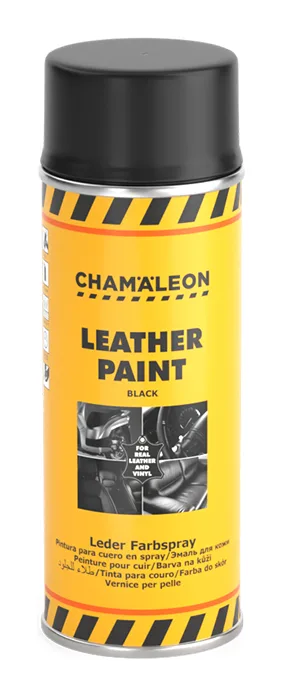 Peinture cuir Noir 400 ml